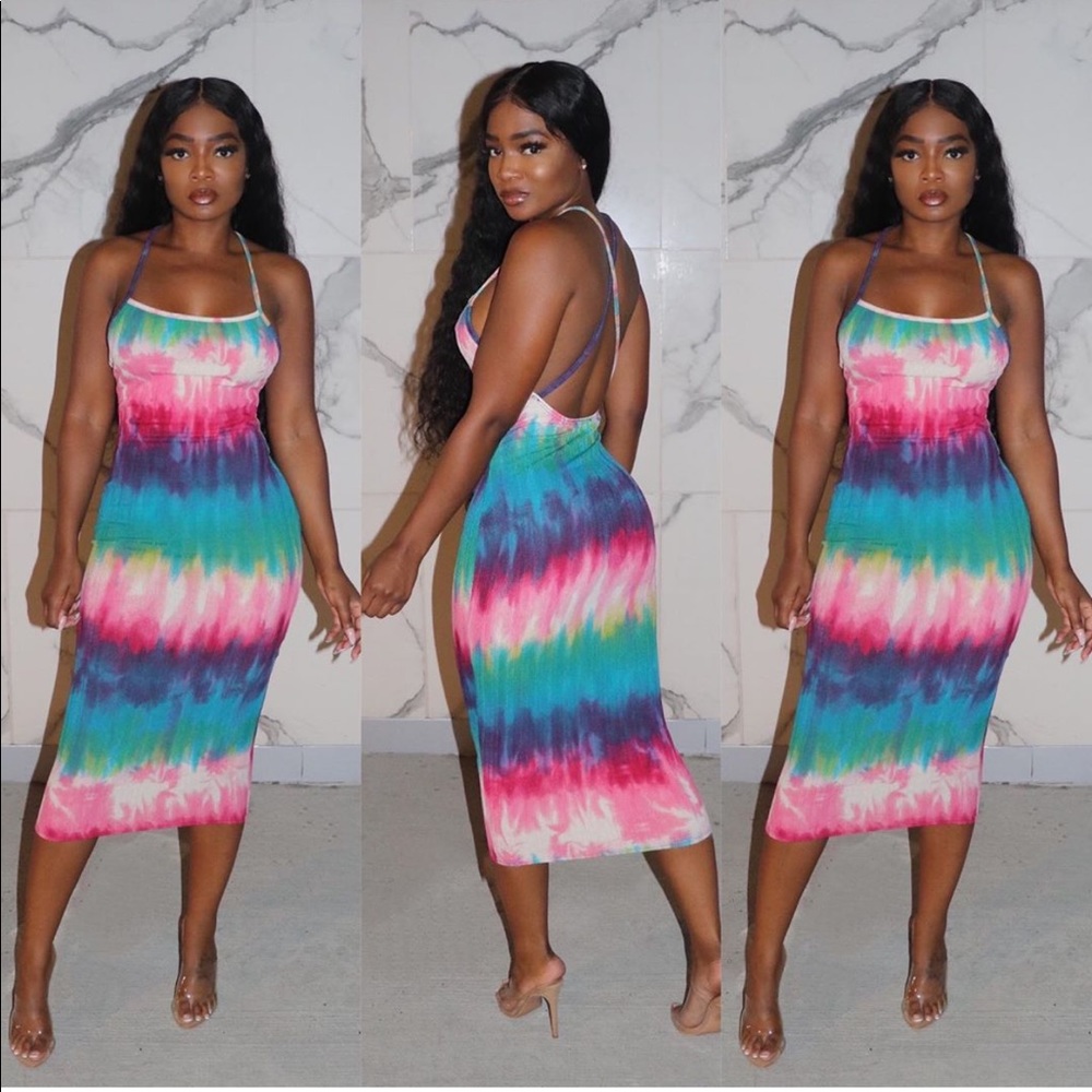 Cross back maxi